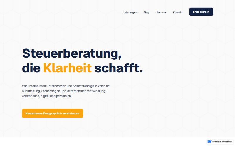 Startseite von Nova Steuerberatung